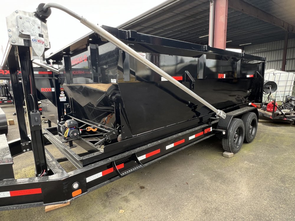 2025 16' x7' MAXX-D RPX 17.5K - 21K ROLL-OFF DUMP TRAILER 17.5K
