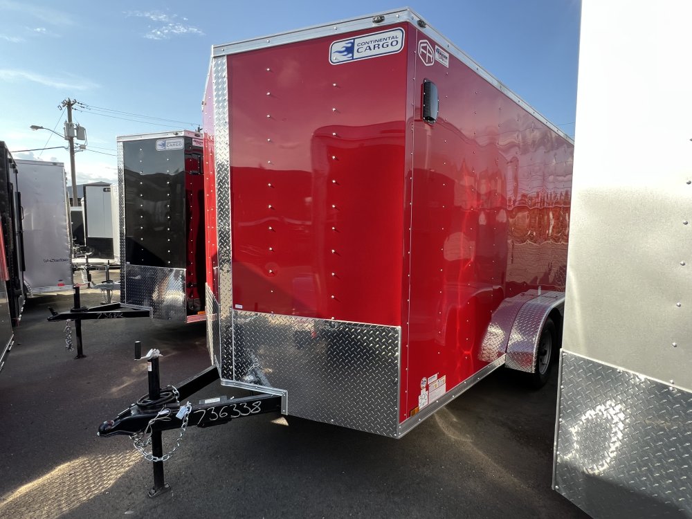 2025 14' x7' Continental Cargo Continental Cargo VHW V-Series Wedge 7K