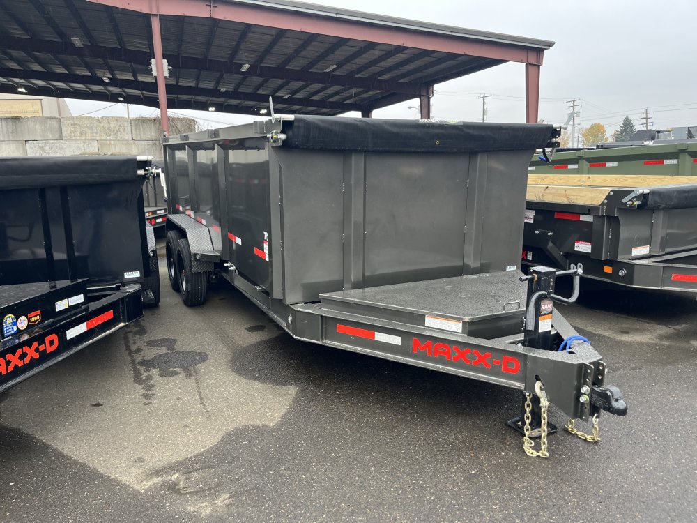 2026 Maxx-D DJX 7' x 16' Dump 17.5K with 4' Sides