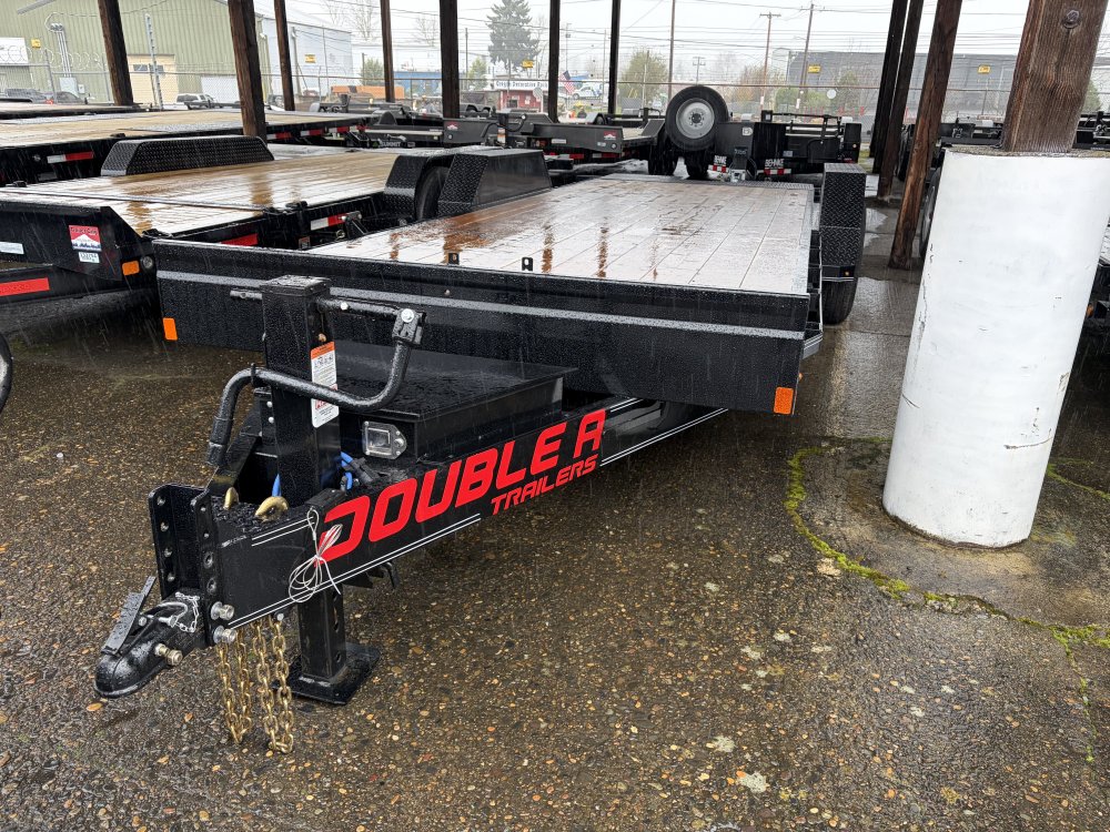2026 Double A 15.4k 7' x 22' Full Power Tilt Equipment Trailer HT-147-22