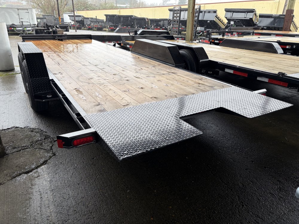 2026 Double A 15.4k 7' x 22' Full Power Tilt Equipment Trailer HT-147-22