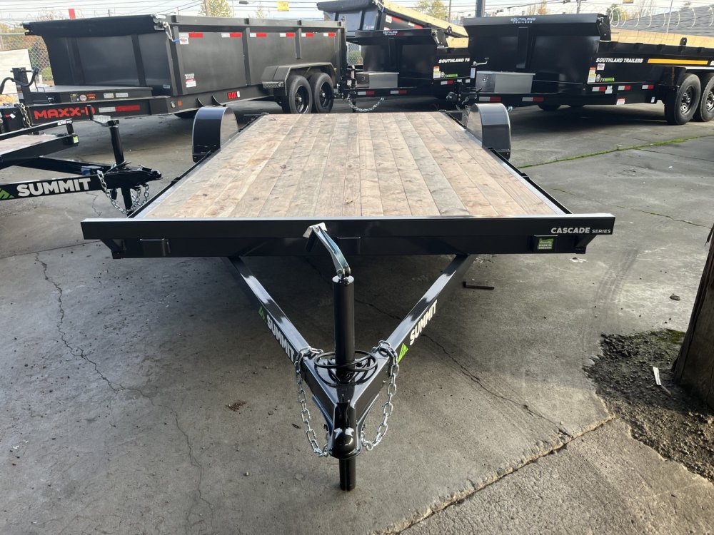 2026 7' X 14' Summit 5.2K Flatbed with ATV Ramps