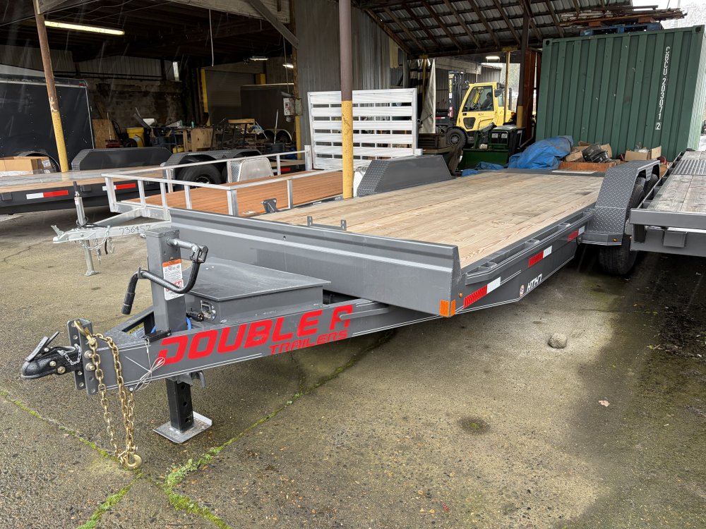 2026 Double A 15.4k 7' x 20' Full Power Tilt Equipment Trailer HT-147-20