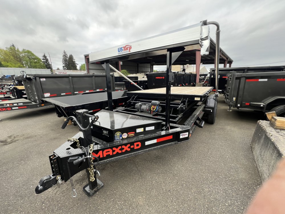 2025 14' x7' MAXX-D ROX - Roll-Off Dumpster Trailer 14K