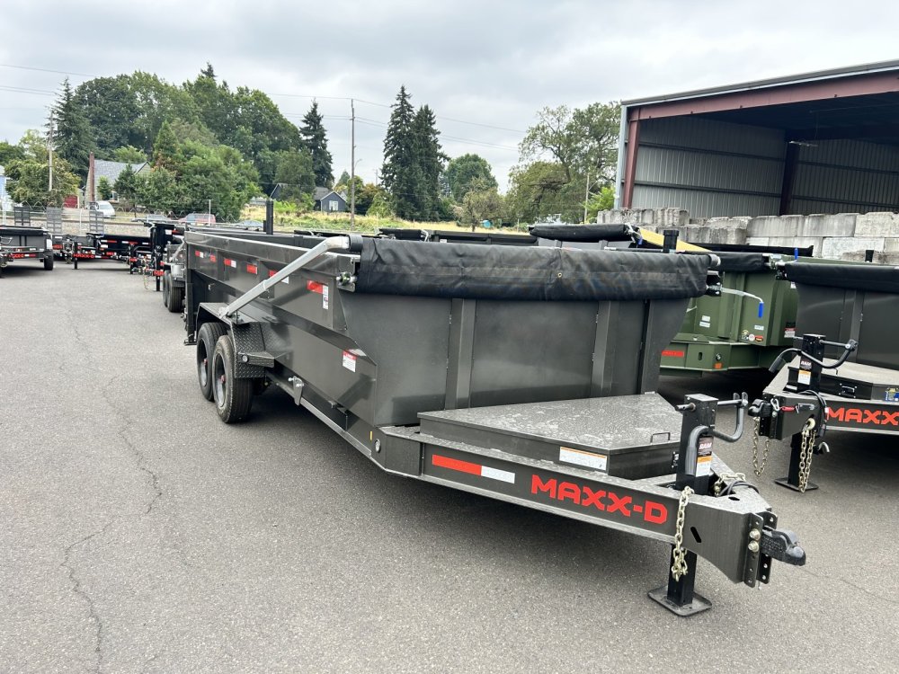 2026 MAXX-D DJX 7' x 16' Dump 17.5K with 3' Sides
