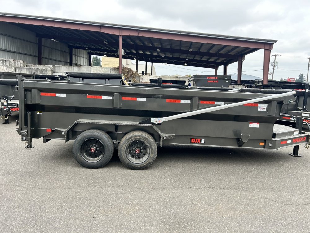 2026 MAXX-D DJX 7' x 16' Dump 17.5K with 3' Sides
