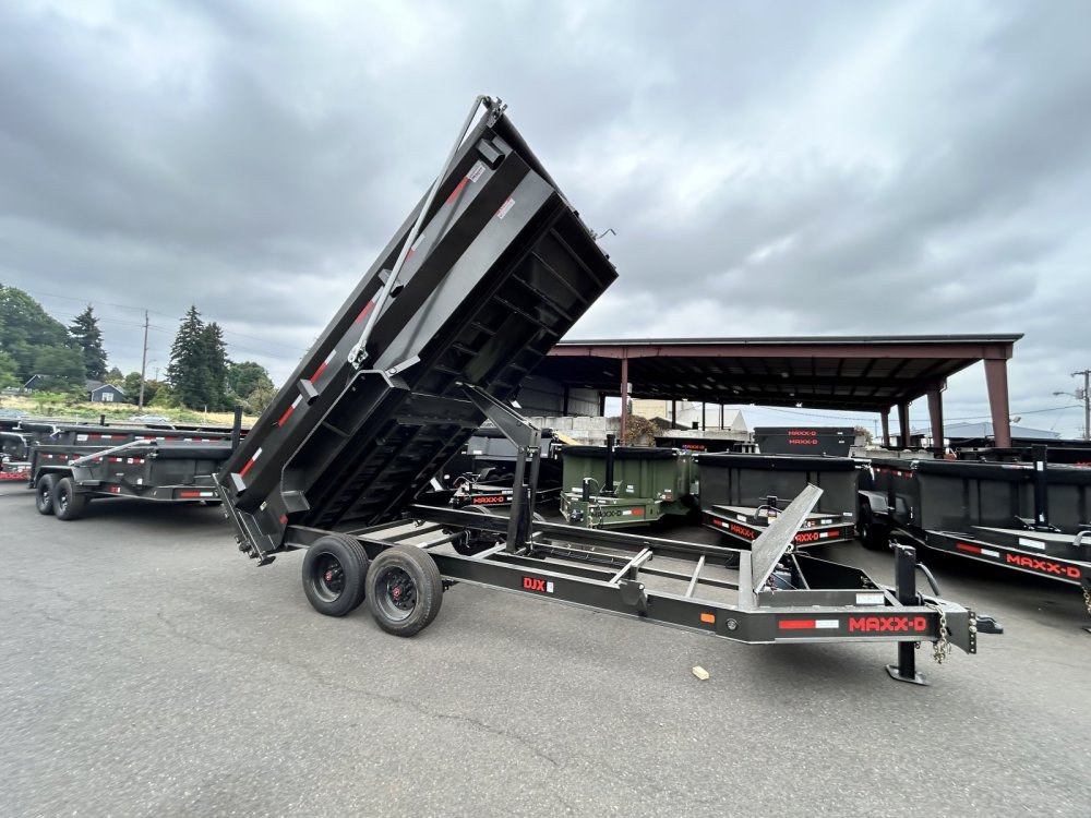 2026 MAXX-D DJX 7' x 16' Dump 17.5K with 3' Sides