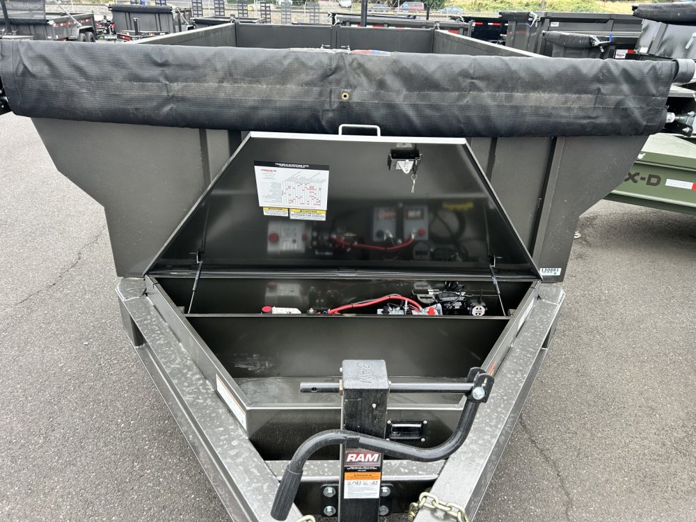 2026 MAXX-D DJX 7' x 16' Dump 17.5K with 3' Sides