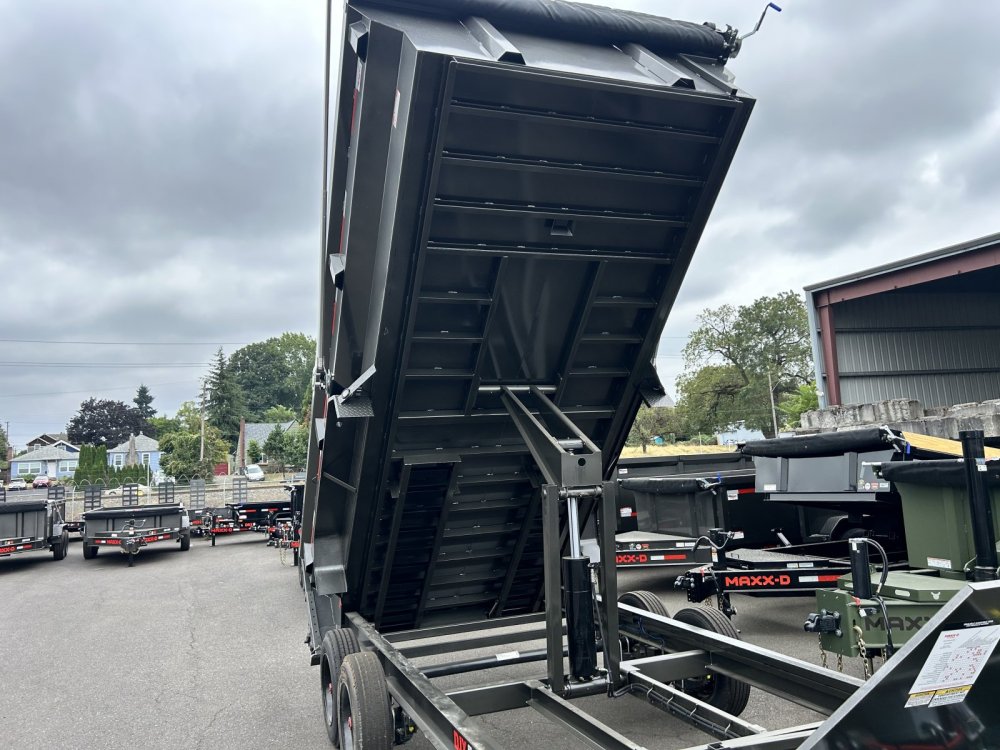 2026 MAXX-D DJX 7' x 16' Dump 17.5K with 3' Sides
