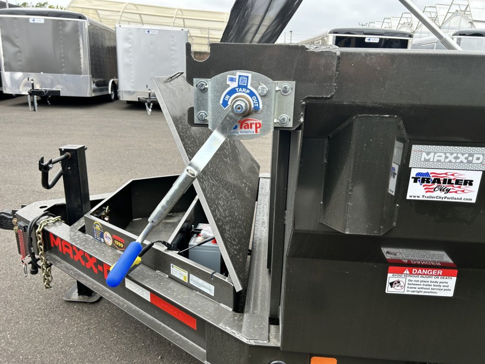 2026 MAXX-D DJX 7' x 16' Dump 17.5K with 3' Sides