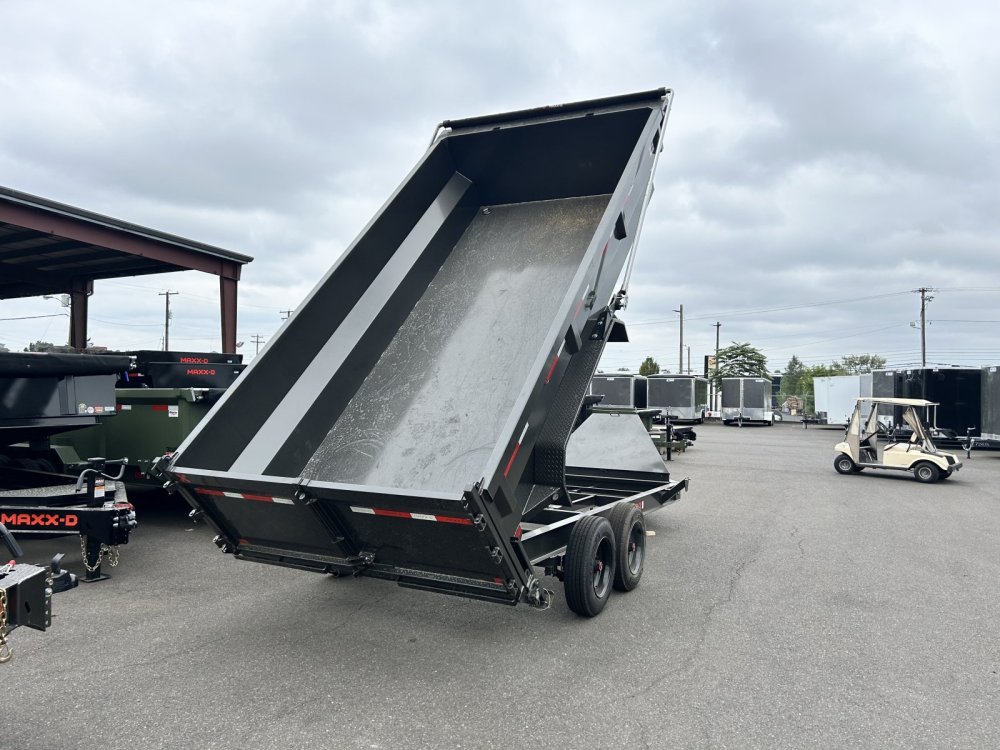 2026 MAXX-D DJX 7' x 16' Dump 17.5K with 3' Sides