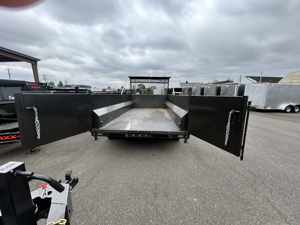 2026 MAXX-D DJX 7' x 16' Dump 17.5K with 3' Sides