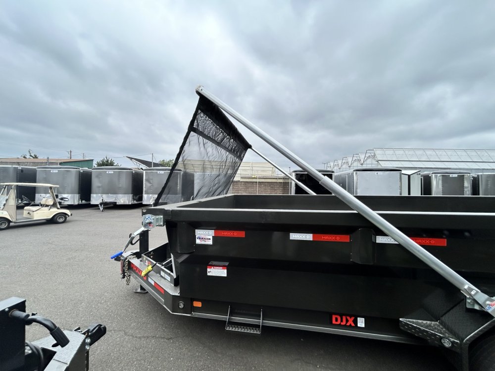 2026 MAXX-D DJX 7' x 16' Dump 17.5K with 3' Sides
