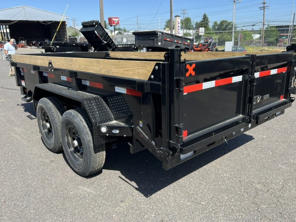2027 Maxx-D DKX 7' x 14' Dump 14K 2' Wood/Steel Sides