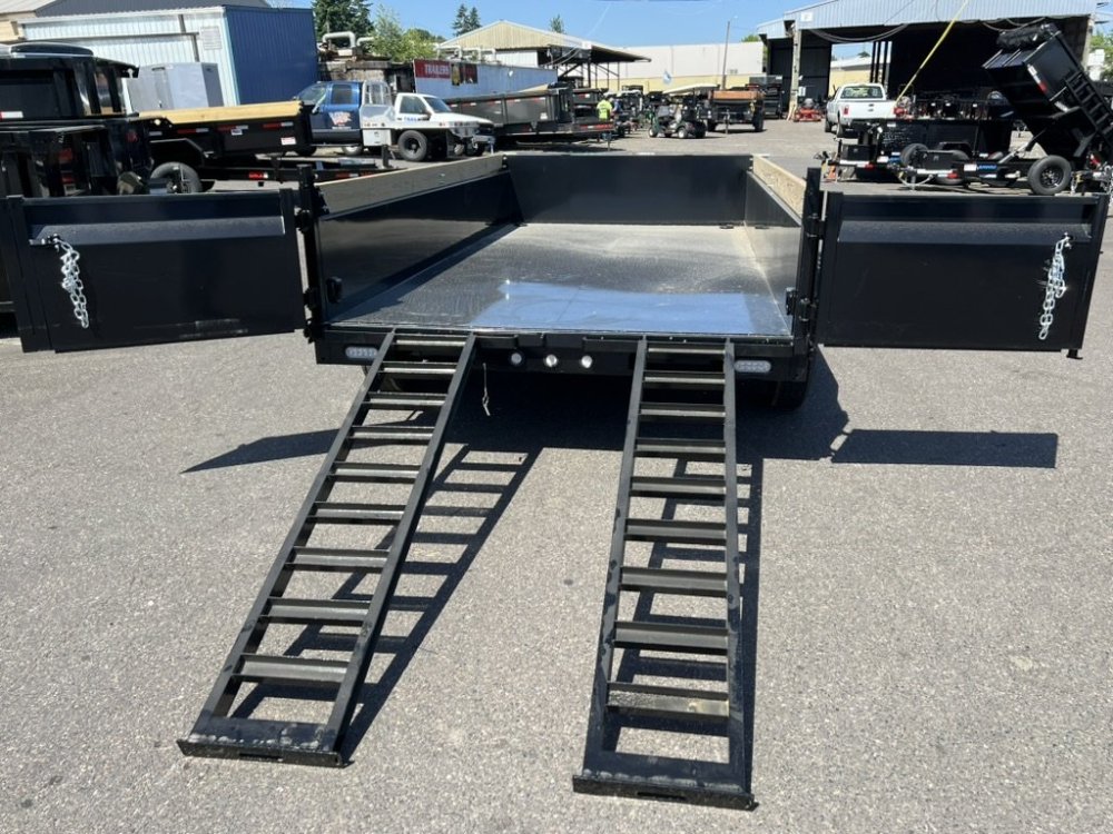 2027 Maxx-D DKX 7' x 14' Dump 14K 2' Wood/Steel Sides
