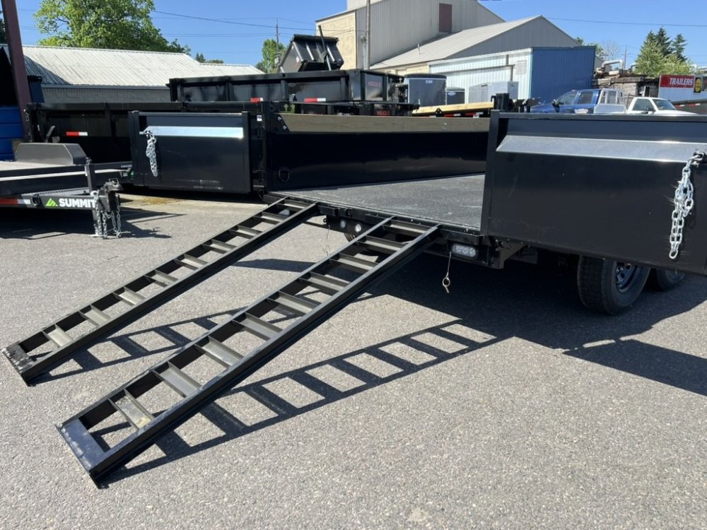 2027 Maxx-D DKX 7' x 14' Dump 14K 2' Wood/Steel Sides