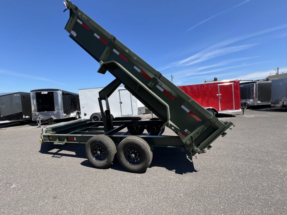 2026 14' x7' MAXX-D DJX - 8 INCH 15LB I-BEAM DUMP TRAILER 14K