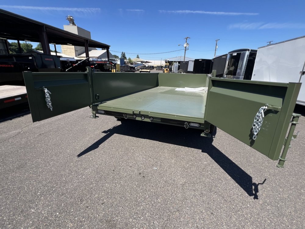 2026 14' x7' MAXX-D DJX - 8 INCH 15LB I-BEAM DUMP TRAILER 14K