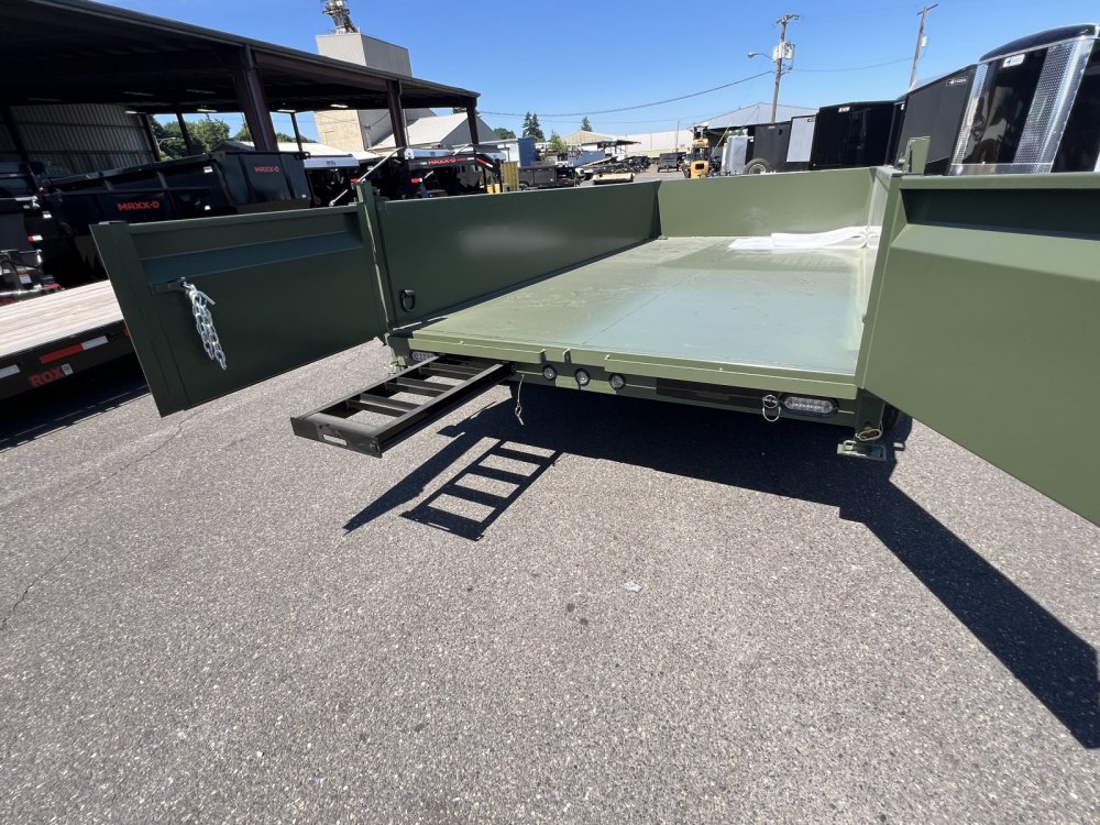 2026 14' x7' MAXX-D DJX - 8 INCH 15LB I-BEAM DUMP TRAILER 14K