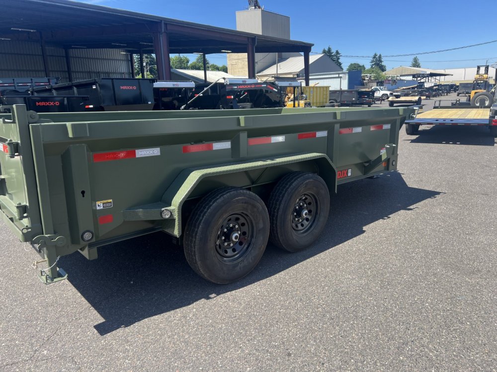 2026 14' x7' MAXX-D DJX - 8 INCH 15LB I-BEAM DUMP TRAILER 14K