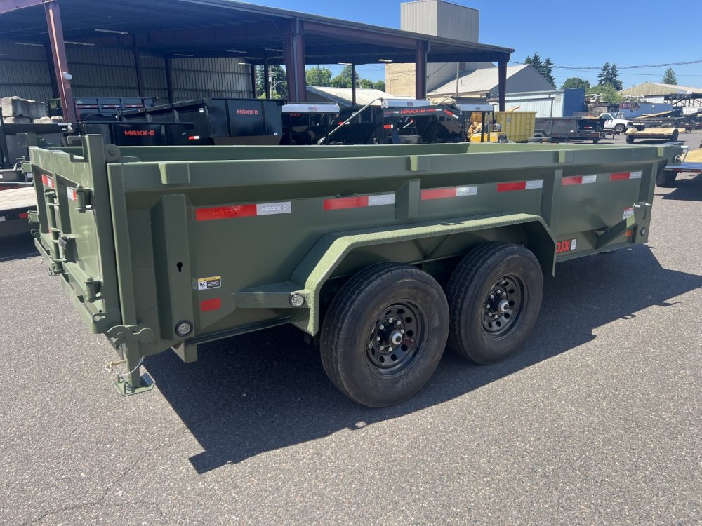2026 14' x7' MAXX-D DJX - 8 INCH 15LB I-BEAM DUMP TRAILER 14K