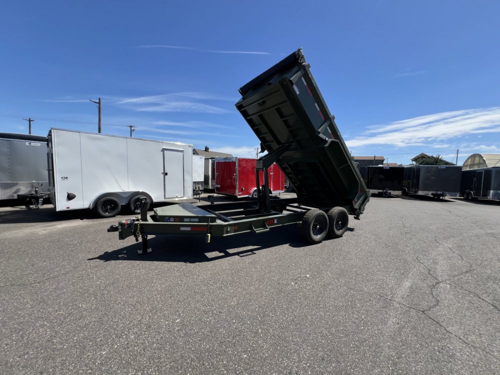 2026 14' x7' MAXX-D DJX - 8 INCH 15LB I-BEAM DUMP TRAILER 14K