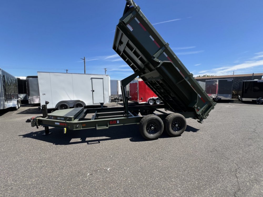 2026 14' x7' MAXX-D DJX - 8 INCH 15LB I-BEAM DUMP TRAILER 14K
