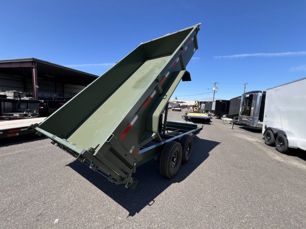 2026 14' x7' MAXX-D DJX - 8 INCH 15LB I-BEAM DUMP TRAILER 14K