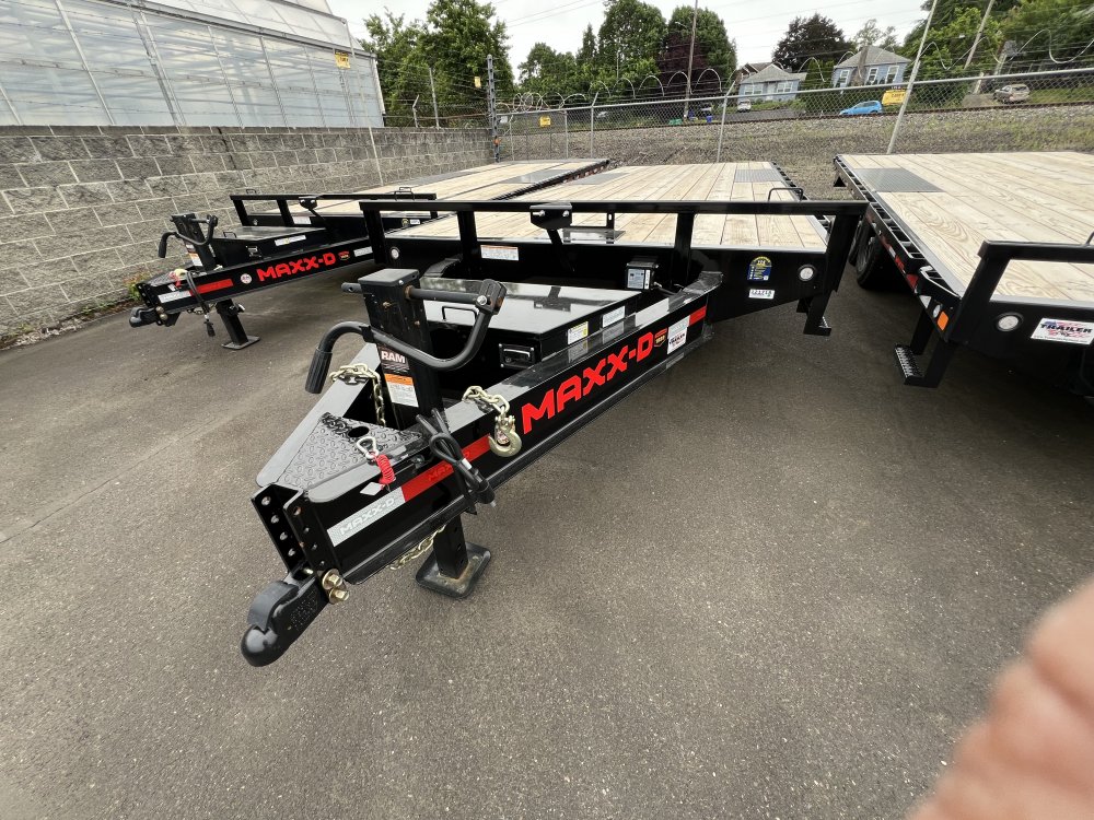 2025 22' x8' 6" MAXX-D DOX - 8INCH 10 LB I-BEAM DECKOVER TRAILER 17.5K