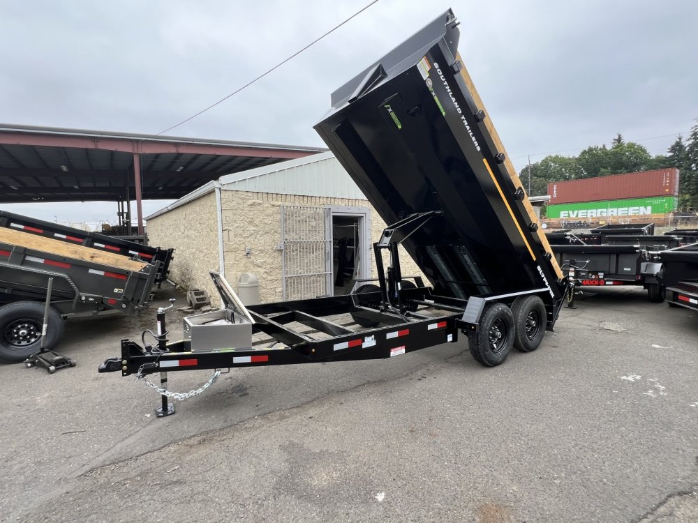 2026 Southland Trailers SL714-14K 7' x 14' Dump 15.4K with 20" Sides