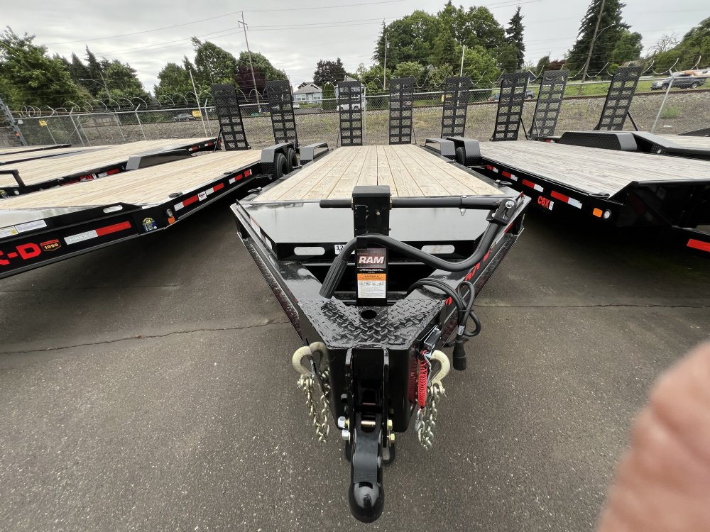 2025 22' x7' MAXX-D EHX - I-BEAM EQUIPMENT TRAILER 16K