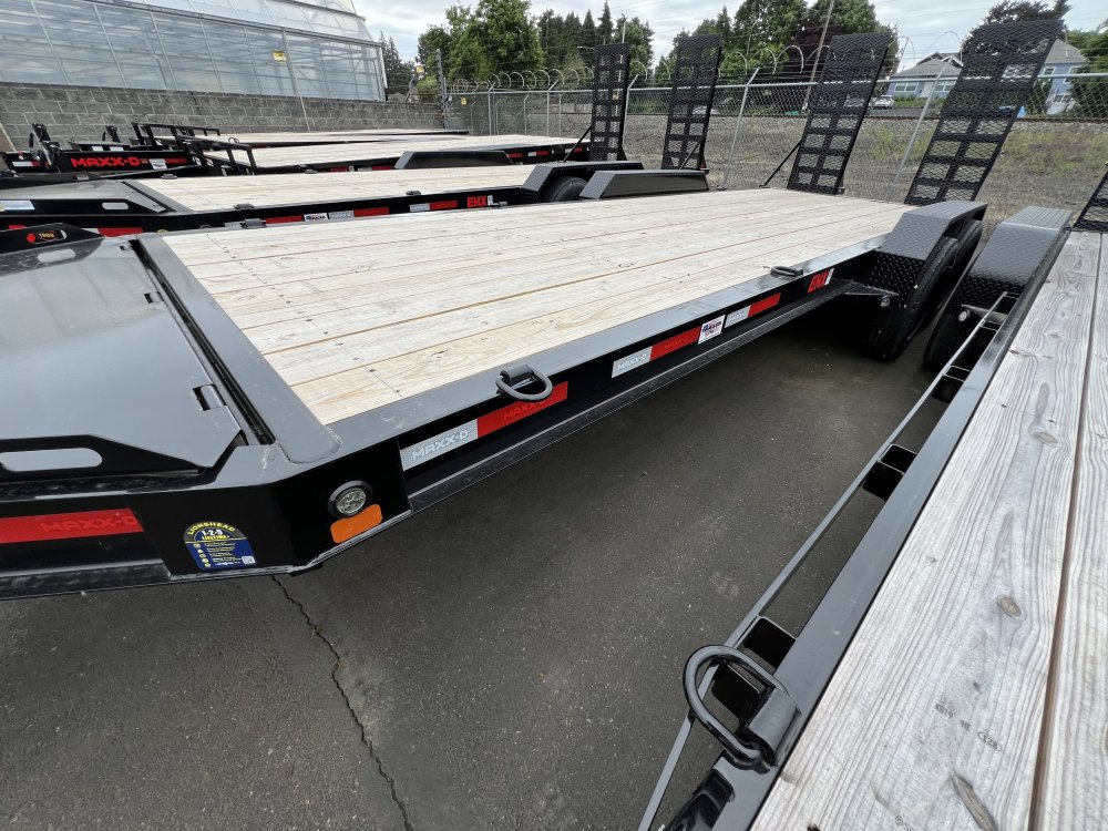 2025 22' x7' MAXX-D EHX - I-BEAM EQUIPMENT TRAILER 16K