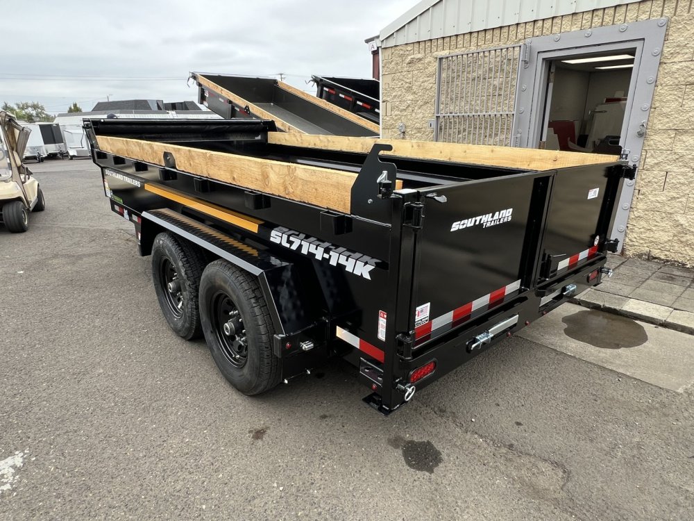 2026 Southland Trailers SL714-14K 7' x 14' Dump 15.4K with 20" Sides