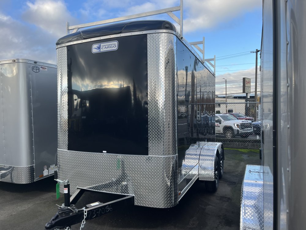 2026 12' x6' Continental Cargo Continental Cargo Tailwind Series Enclosed Cargo Trailer 7K