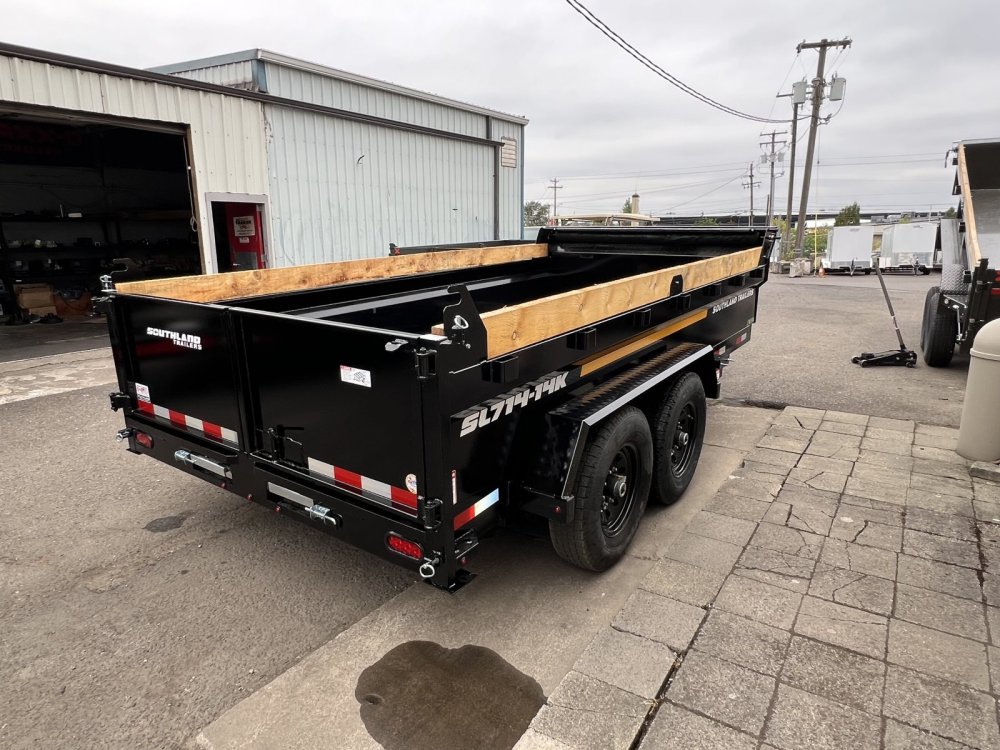 2026 Southland Trailers SL714-14K 7' x 14' Dump 15.4K with 20" Sides