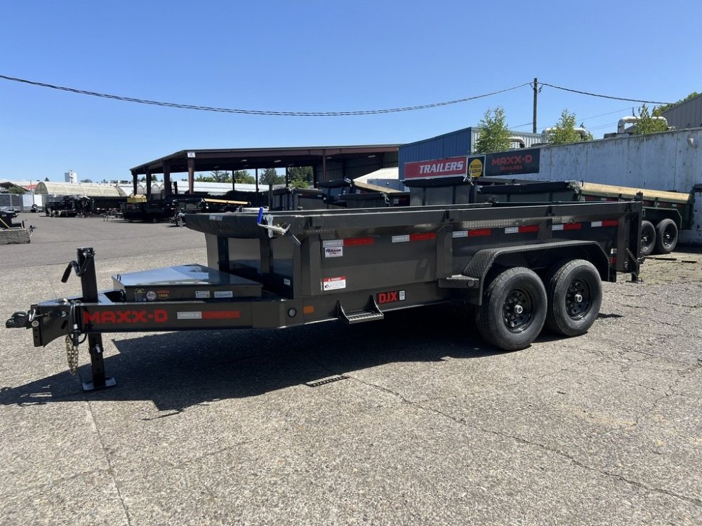 2026 Maxx-D DJX 7' x 14' Dump 15.4K with 2' Sides