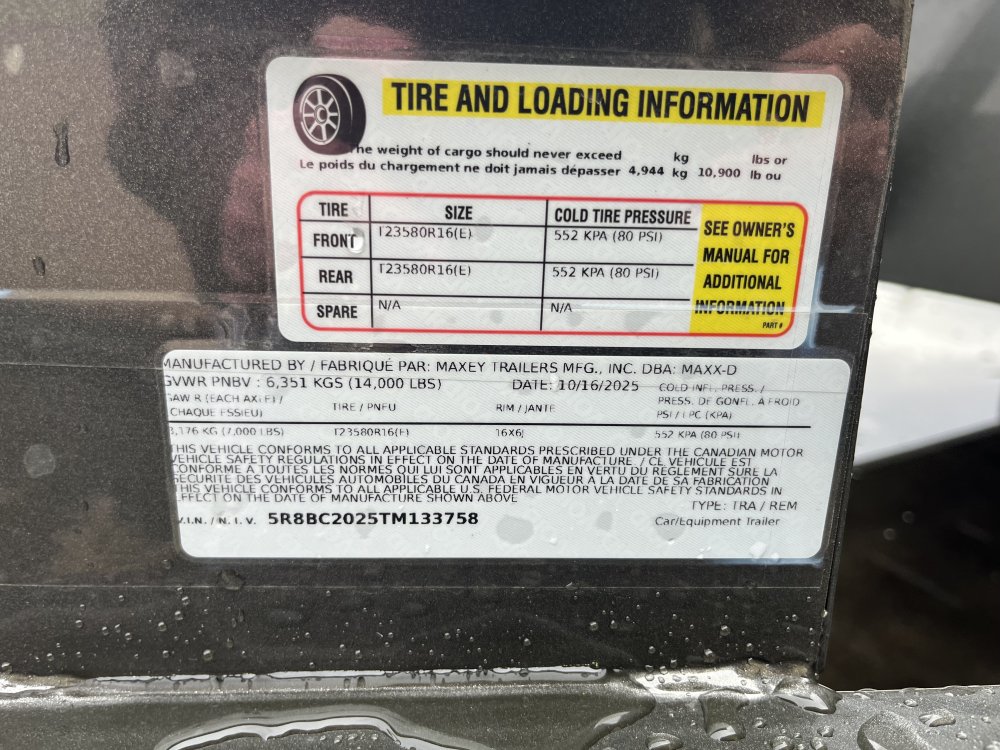 2026 20' x8' 6" Maxx-D H6X - 6" CHANNEL BUGGY HAULER 14K