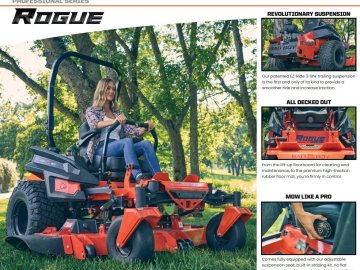 2025 Bad Boy ROGUE 61" Kawasaki 999cc, 38.5hp, FX1000 EFI Side Discharge