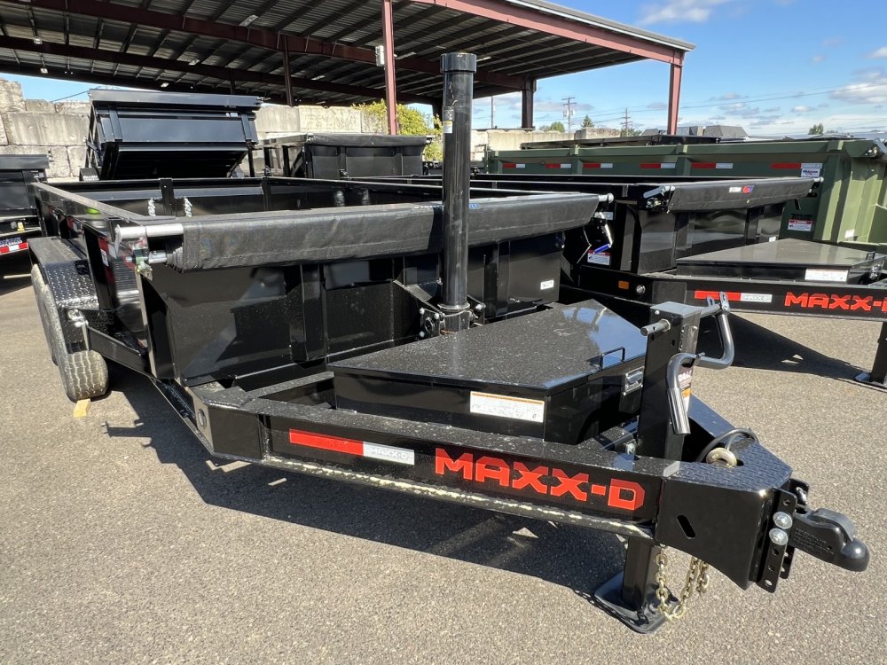 2026 14' x7' MAXX-D DTX - 8 INCH 15LB I-BEAM Telescoping Dump 15K