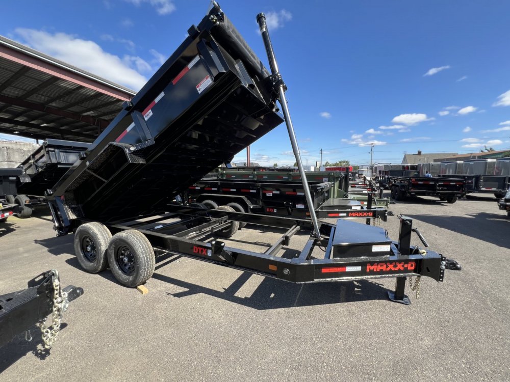 2026 14' x7' MAXX-D DTX - 8 INCH 15LB I-BEAM Telescoping Dump 15K