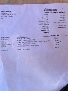 2027 4' x 6' Continental Cargo Enclosed Trailer