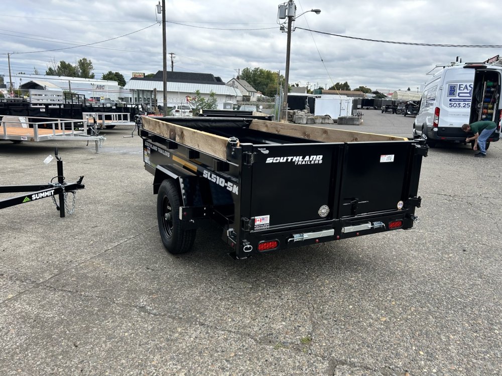 2026 Southland Trailers SL510-5K 5' x 10' Dump 5.2K with 18" Sides