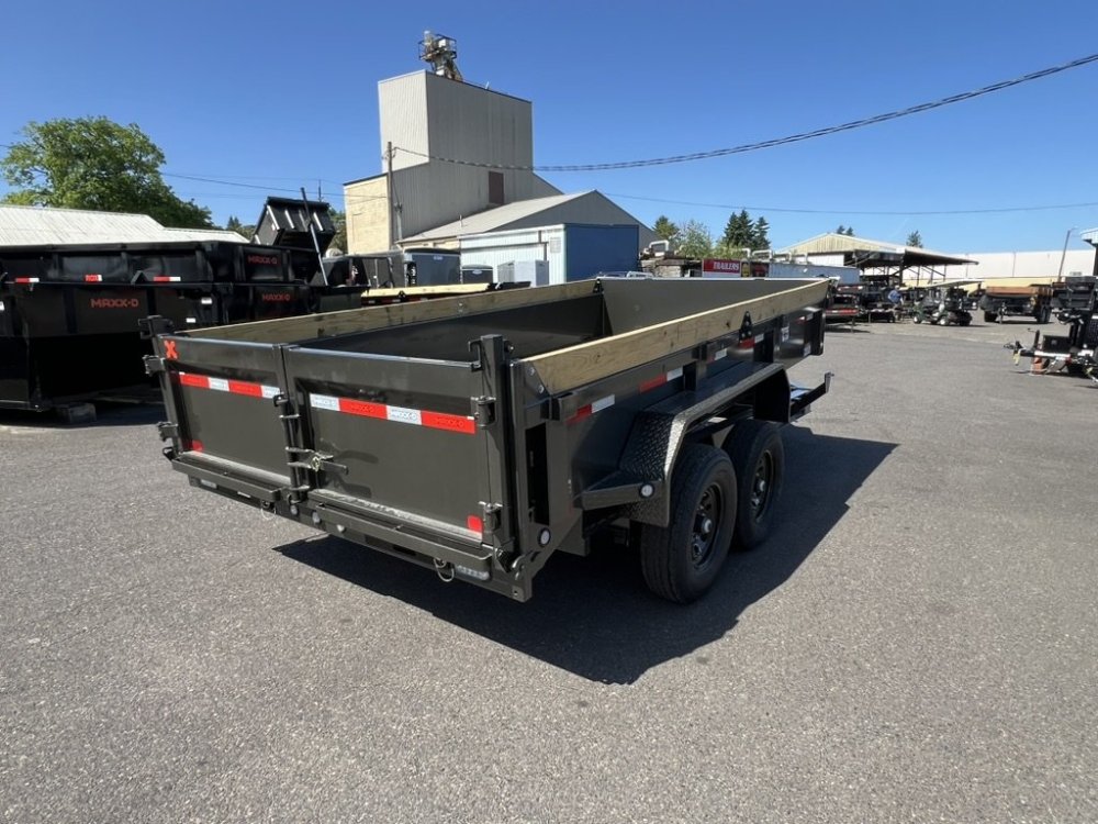2027 Maxx-D DKX 7' x 14' Dump 14K 2' Wood/Steel Sides