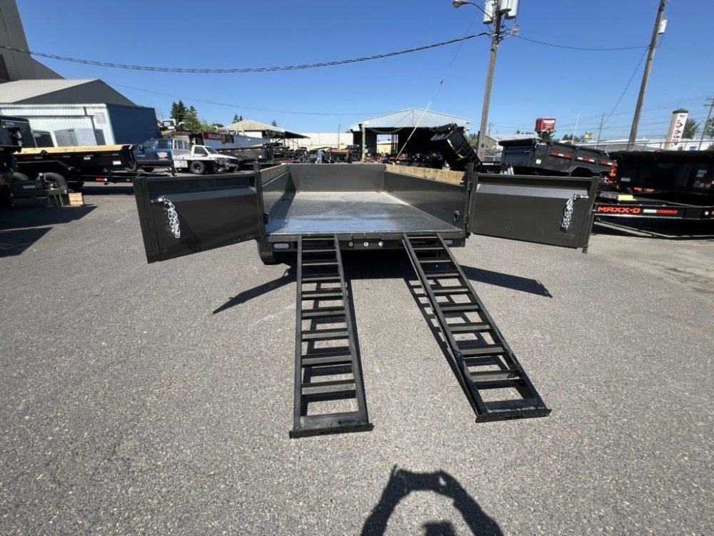 2027 Maxx-D DKX 7' x 14' Dump 14K 2' Wood/Steel Sides