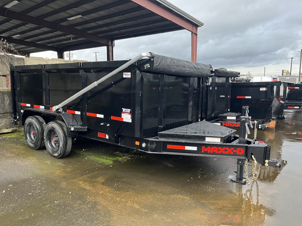 2026 Maxx-D DJX 7' x 14' Dump 17.5K with 4' Sides