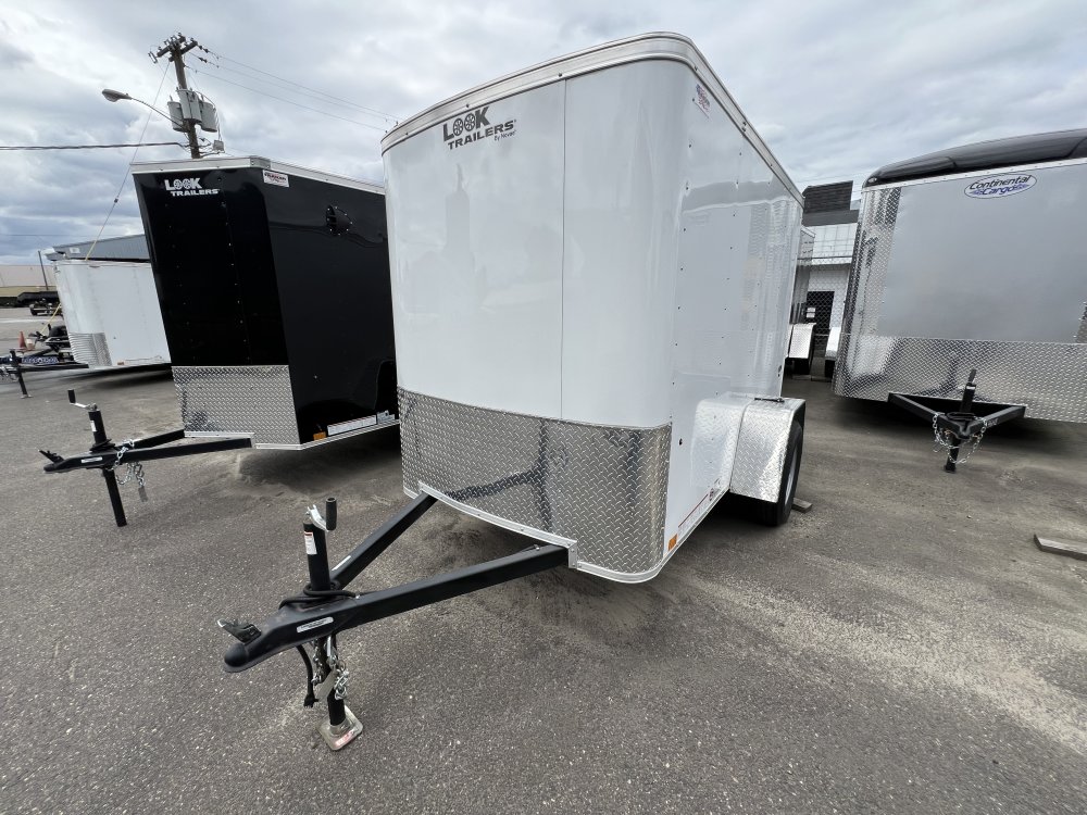 2023 8' x5' Look Trailers STLC Cargo Flat Top, Rounded Front 3.5K