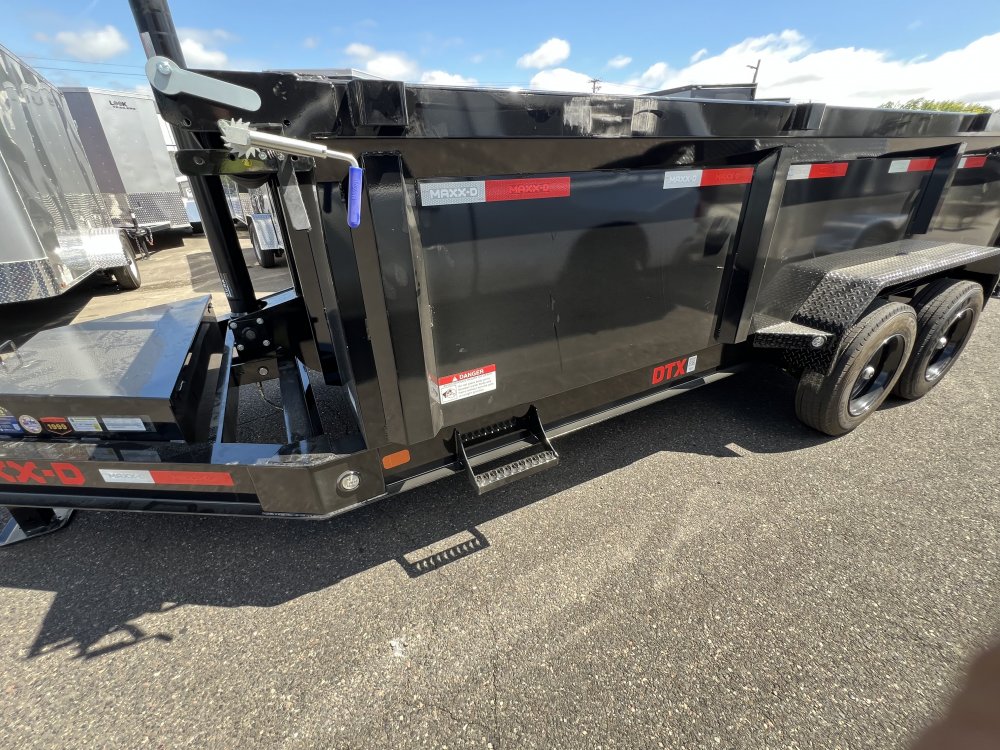 2026 16' x7' MAXX-D DTX - 8 INCH 15LB I-BEAM Telescoping Dump 17.5K