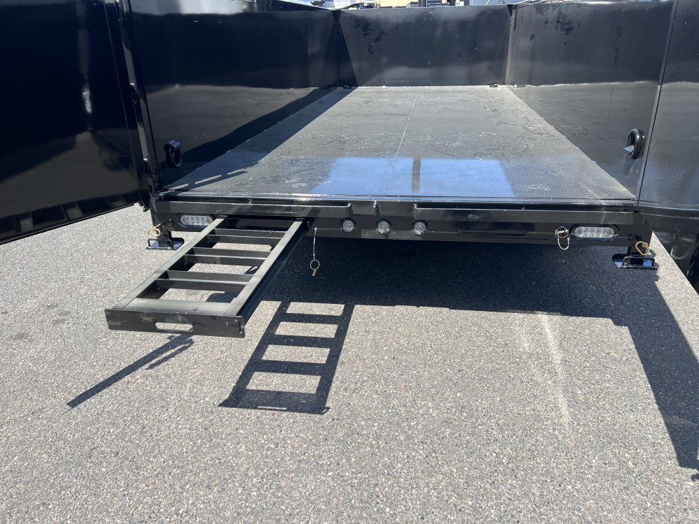 2026 16' x7' MAXX-D DTX - 8 INCH 15LB I-BEAM Telescoping Dump 17.5K