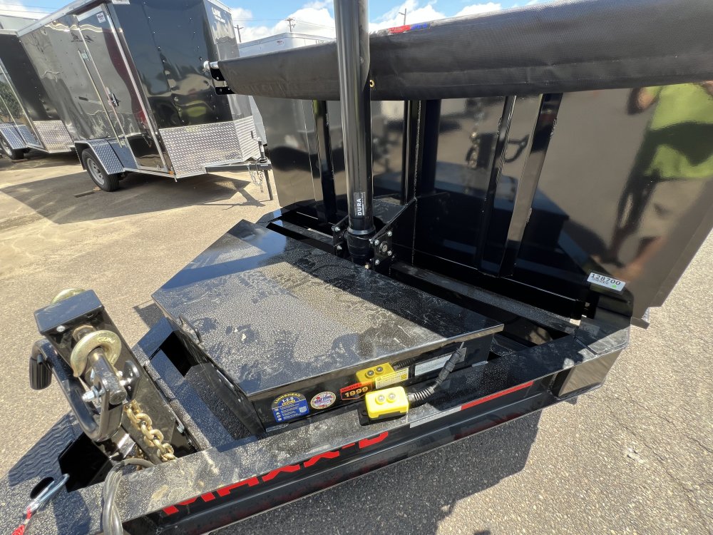 2026 16' x7' MAXX-D DTX - 8 INCH 15LB I-BEAM Telescoping Dump 17.5K