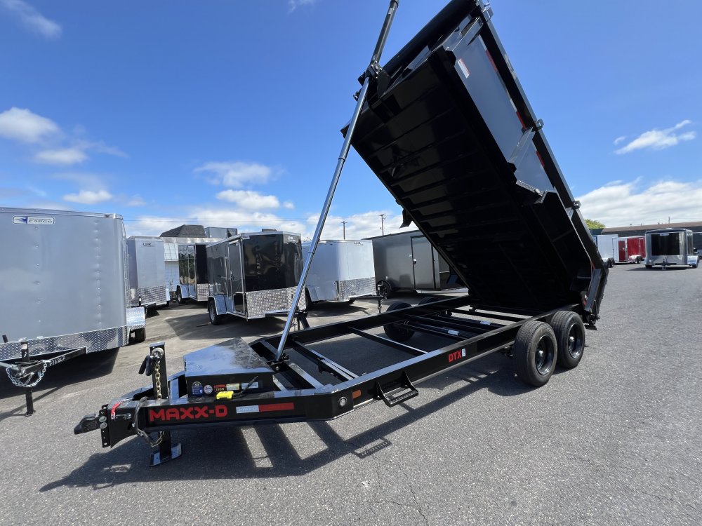 2026 16' x7' MAXX-D DTX - 8 INCH 15LB I-BEAM Telescoping Dump 17.5K